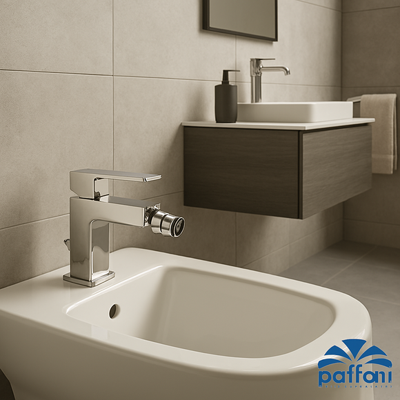 Paffoni Elle EL135CR – Miscelatore Bidet Cromato con Scarico 1" 1/4