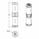 Cartuccia Ricambio Watts Oneflow OFTWH-R 23/38 L/min 3/4" Anticalcare TAC-2