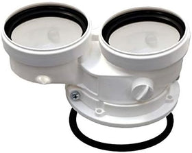 Kit sdoppiato scarico fumi tubi separati 80/80 sdoppiatore per caldaie Ferroli Bluehelix rrt