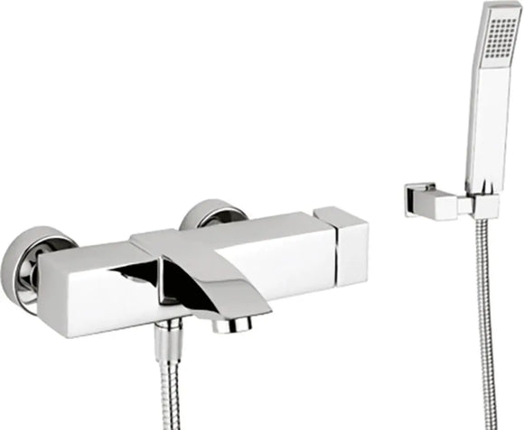 Paffoni Level LEC023CR – Miscelatore Vasca Esterno Cromato con Deviatore