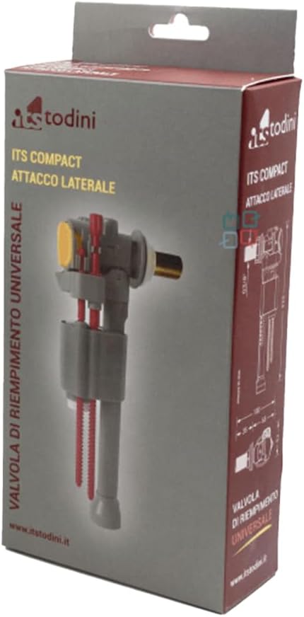 Valvola di Riempimento ITS Todini Compact Art. 2.01 – Galleggiante Silenzioso Universale per Cassetta WC