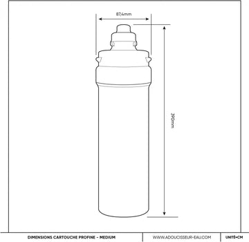Filtro Acqua Profine Gold Medium 1 Micron - Ultrafiltrazione Batteri e Sedimenti - 0