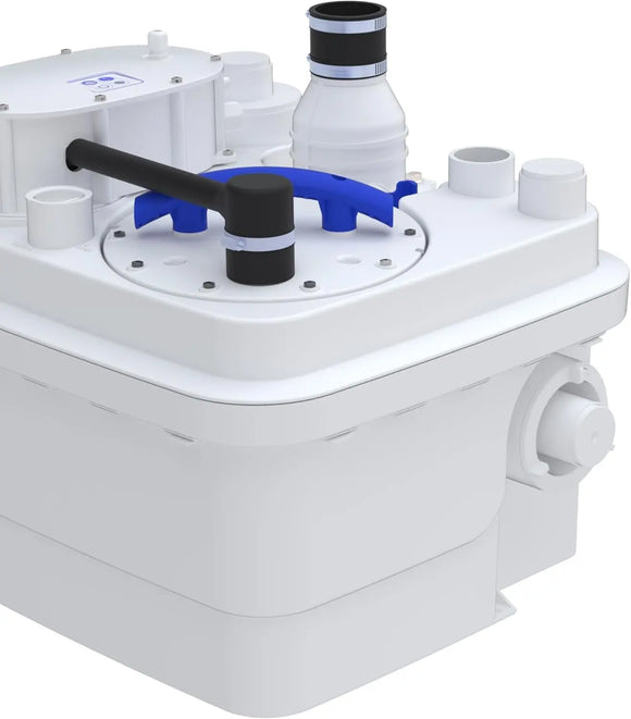 SFA Sanicubic 1 Stazione di Sollevamento da Appoggio per Acque Reflue e Nere | Trituratore SFA Sanitrit SQ1