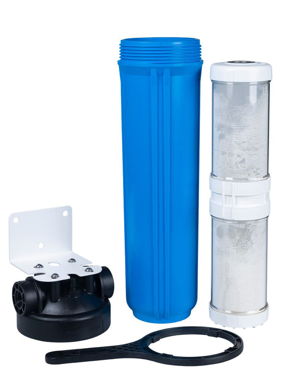 Sistema Anticalcare WATTS OneFlow® OFTWH – Attacchi 3/4", Portata 24/38 L/min, con Cartuccia