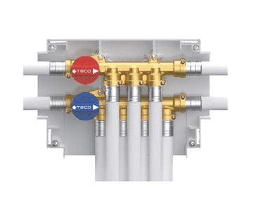 TECO Kit 4.2 Collettore Sanitario Mono-INT 4+5 f13 Incasso - Distribuzione Acqua Professionale