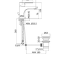 Paffoni Blu075 Rubinetto Miscelatore Per Lavabo Con Piletta 1" 1/4, Ottone Cromato-3