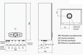 Caldaia a Condensazione Savio Rina Gas Adaptive 35 kW - 0