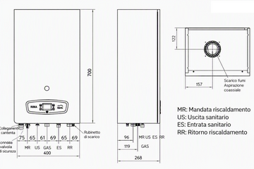 Caldaia a Condensazione Savio Rina Gas Adaptive 35 kW - 0