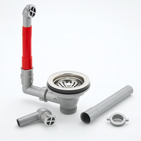 Basket 1745 troppo pieno tondo per piletta lavabo diametro 1.1/2 pollici
