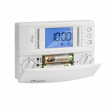 Cronotermostato Digitale Seitron Freetime Plus – Settimanale Evoluto a Parete - 0