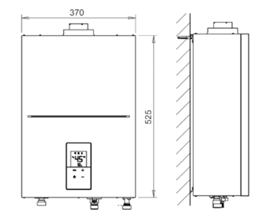 Scaldabagno Gas Ferroli Kona 15L Metano Camera Stagna Low NOx Classe A