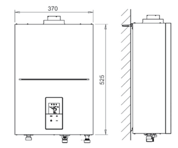 Scaldabagno Gas Ferroli Kona 17L Metano Camera Stagna Low NOx Classe A - 0