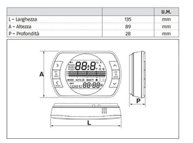 Cronotermostato HI comfort T100 - Programmazione Settimanale Display LCD | Codice 20193352 - 0