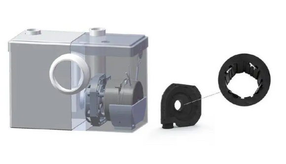 Trituratore WC TECHNO SANIPLAST 600W Universale Bagno Cucina Silenzioso