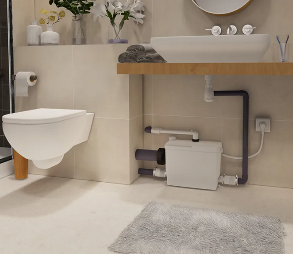 Trituratore Incasso SFA SANIPACK PRO UP 16,9cm WC Sospeso Bagno Doccia