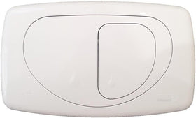 ITS Todini Placca Comando Hidrobox Dual Evolution 14.15E - Doppio Scarico Bianco