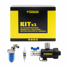 Kit Salva Caldaia Ferrari 3 in 1 – Defangatore, Dosatore e Neutralizzatore Condensa