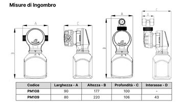 Sistema Anticalcare Minidos 1/2 Dima PM109 Dosaggio Automatico - Protezione Caldaia e Impianti - 0