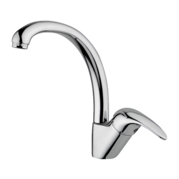 Paffoni ND181CR Miscelatore Lavello Monoforo con Canna Orientabile Alta - Serie Nettuno Due