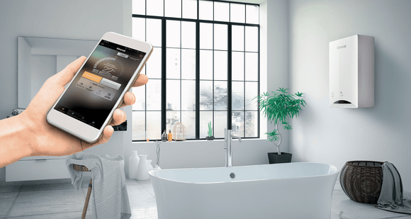 Caldaia Condensazione Rinnai Zen 24 kW Metano Wi-Fi Low NOx Classe A Profilo L Silenziosa