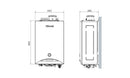 Caldaia Condensazione Rinnai Zen 24 kW Metano Wi-Fi Low NOx Classe A Profilo L Silenziosa-7