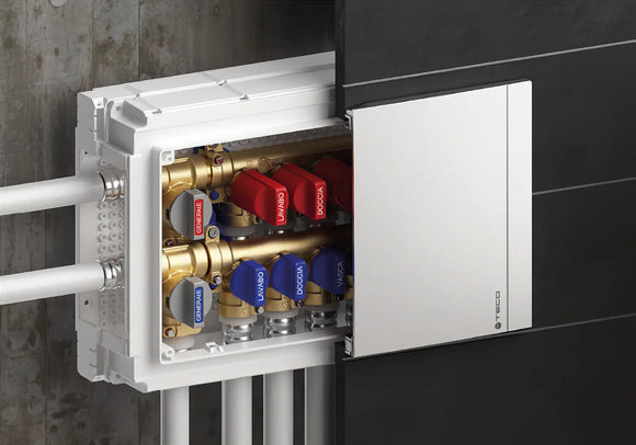 Teco Kit 4.2 Collettore Sanitario Mono-INT 4+5 Uscite FASTEC f13 da Incasso