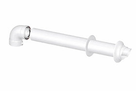 Kit Terminale Orizzontale Coassiale Ø 60/100 Beretta 20129175 Scarico Fumi e Aspirazione Aria