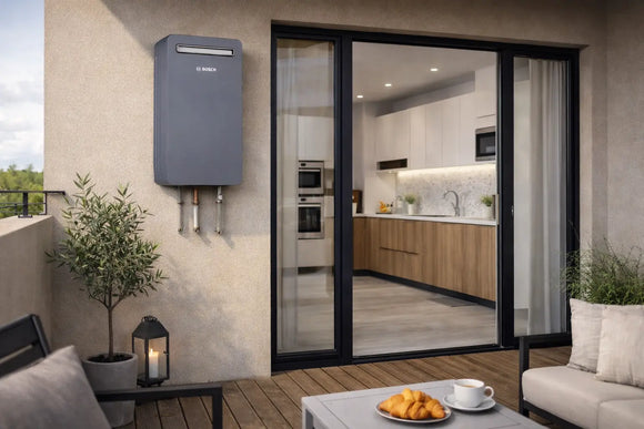 Bosch Therm 5600 O 17 V23 – Scaldabagno a Gas Metano da Esterno 17 l/min