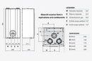 Sime UNIQA REVOLUTION 25 kW – Caldaia Metano Classe B Basso NOx Senza Intubamento-2