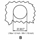 Installazione piletta troppo pieno tondo Basket 1745 attacco standard 1.1/2 pollici