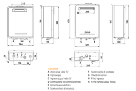 Disegno tecnico Ferroli esterno ottimizzato