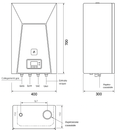 Disegno tecnico ottimizzato scaldabagno