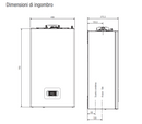 Caldaia Condensazione Beretta Ciao X 25 C 25 kW Classe A Metano Touchpad Inox-2