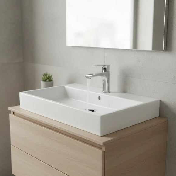 Paffoni Lime LM075CR – Miscelatore Lavabo Cromato con Scarico