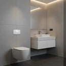 Placca Comando ITS Todini Hidrobox Dual Evolution 14.15E Bianco - Doppio Scarico WC Risparmio Idrico-3