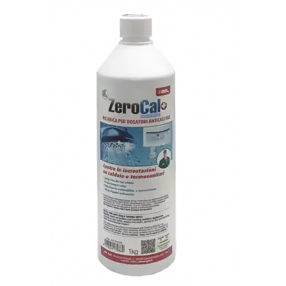 ZEROCAL RICARICA Gel Anticalcare 1000ml - Ricarica Dosatore Automatico Professionale