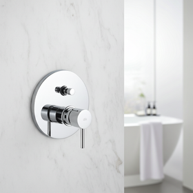 Miscelatore Doccia Incasso Paffoni STICK con Deviatore SK015CR - Cromato - 0