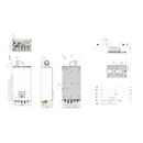 Sime-Caldaia Condensazione VERA HE 30 kW Metano Classe A NOx 6 Open Therm Rendimento 106%-2