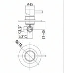 Paffoni Stick SK010CR – Miscelatore Doccia Incasso Cromato-2
