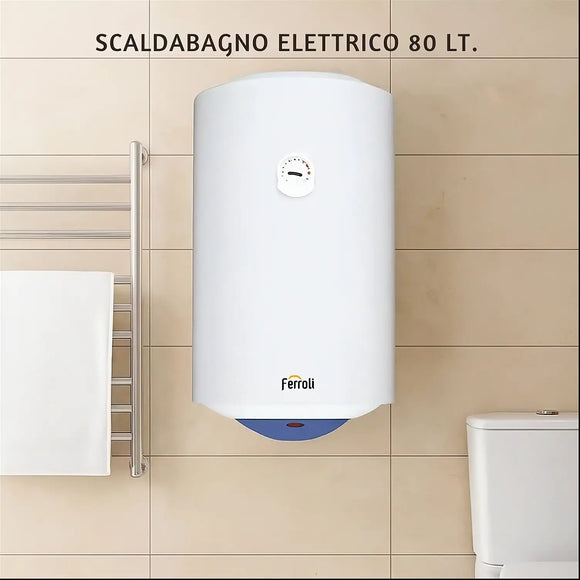 Scaldabagno Elettrico Ferroli Calypso 80L Verticale 1500W Classe C