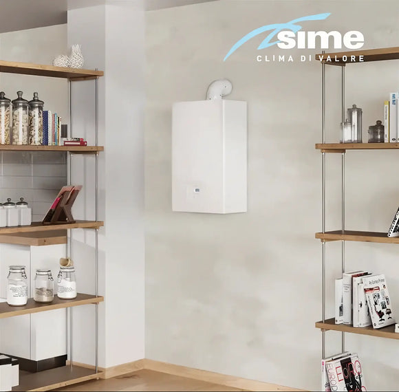 Sime-Caldaia Condensazione VERA HE 30 kW Metano Classe A NOx 6 Open Therm Rendimento 106%