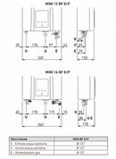 Scaldabagno Gas Sime MINI 16 BF ERP Camera Stagna 16 Litri Metano GPL Display LED 3 Modalità-2