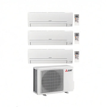 Kit Trial Split Mitsubishi Electric MXZ-3HA50VF + 3x MSZ-HR25 9000+9000+9000 BTU