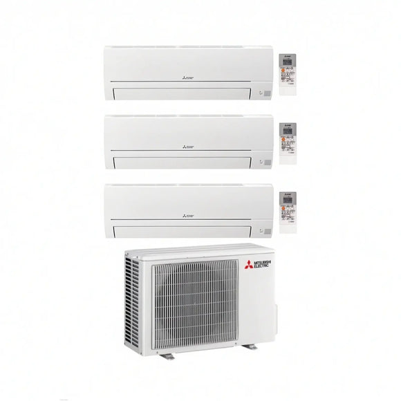 Kit Trial Split Mitsubishi Electric MXZ-3HA50VF + 3x MSZ-HR25 9000+9000+9000 BTU