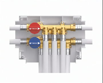 Teco Kit 4.2 Collettore Sanitario Mono-INT 4+5 Uscite FASTEC f13 da Incasso
