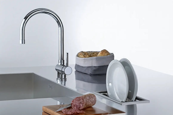 Paffoni Stick SK185CR – Miscelatore Cucina con Doccetta Estraibile Cromato