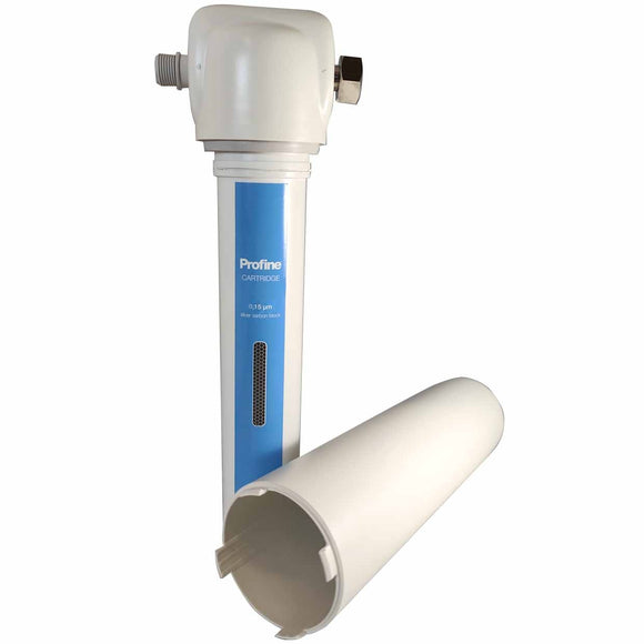 Cartuccia Profine Uno Silver per filtrazione acqua domestica dettaglio componenti