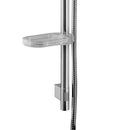 Saliscendi completo per doccia Paffoni Queen con asta doccia in metallo, supporto doccia scorrevole, doccetta 4 getti e portasapone-3